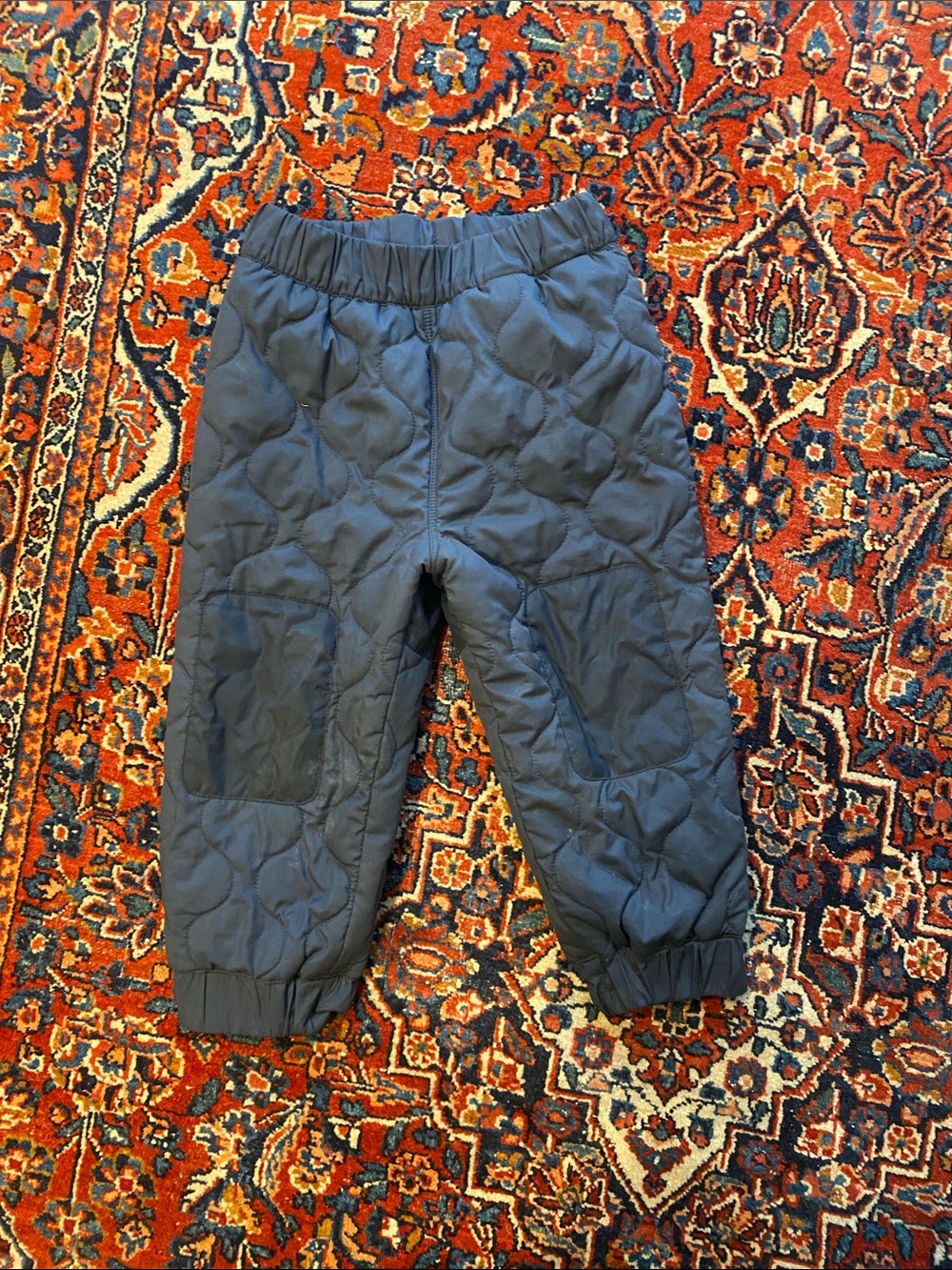 Patagonia Quilted Kids Sweatpants in Slate Gray